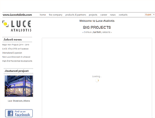 Tablet Screenshot of luceataliotis.com